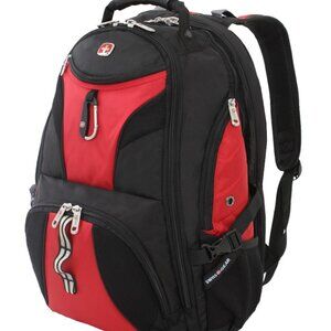 SWISSGEAR Scan Smart TSA Laptop 17.5" Backpack - Red